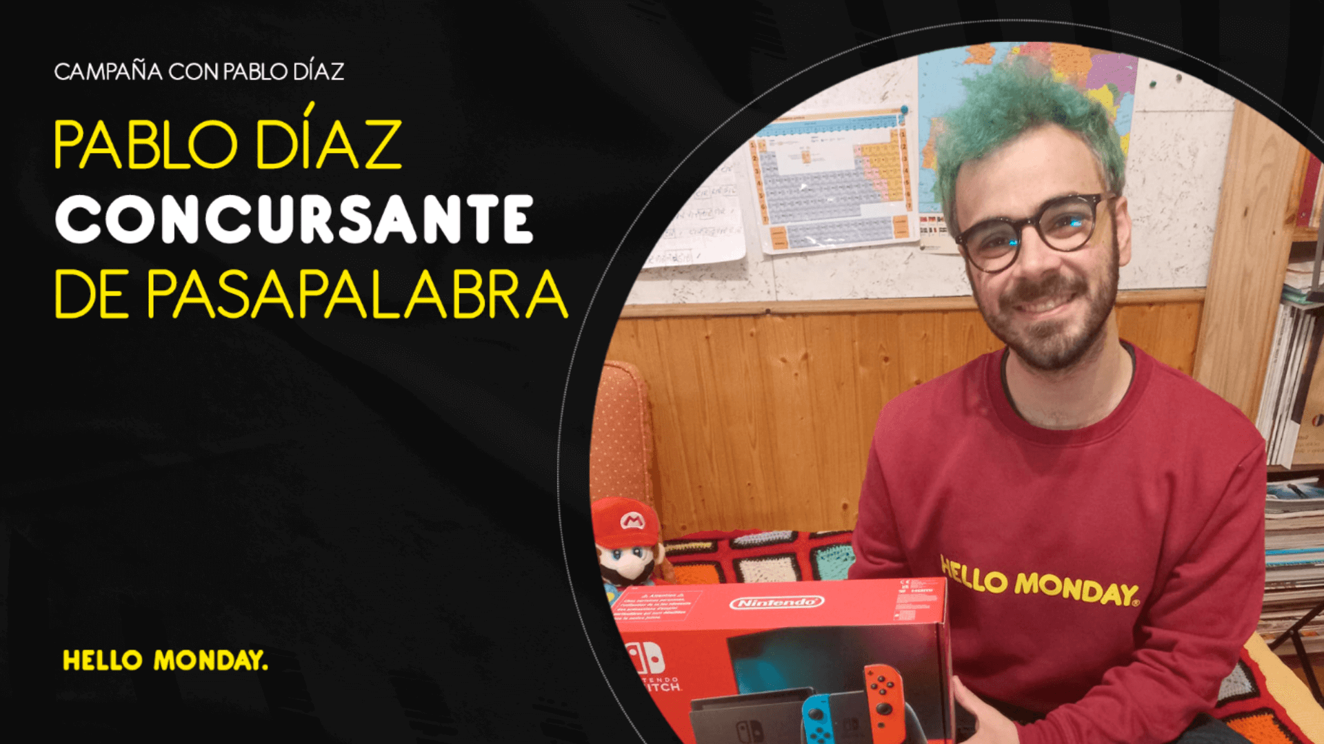 Pablo, el concursante de Pasapalabra, lanza un sorteazo en Instagram