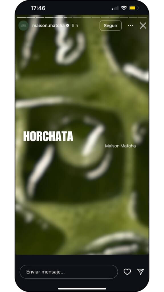 Violeta Mangriñán con Maison Matcha 